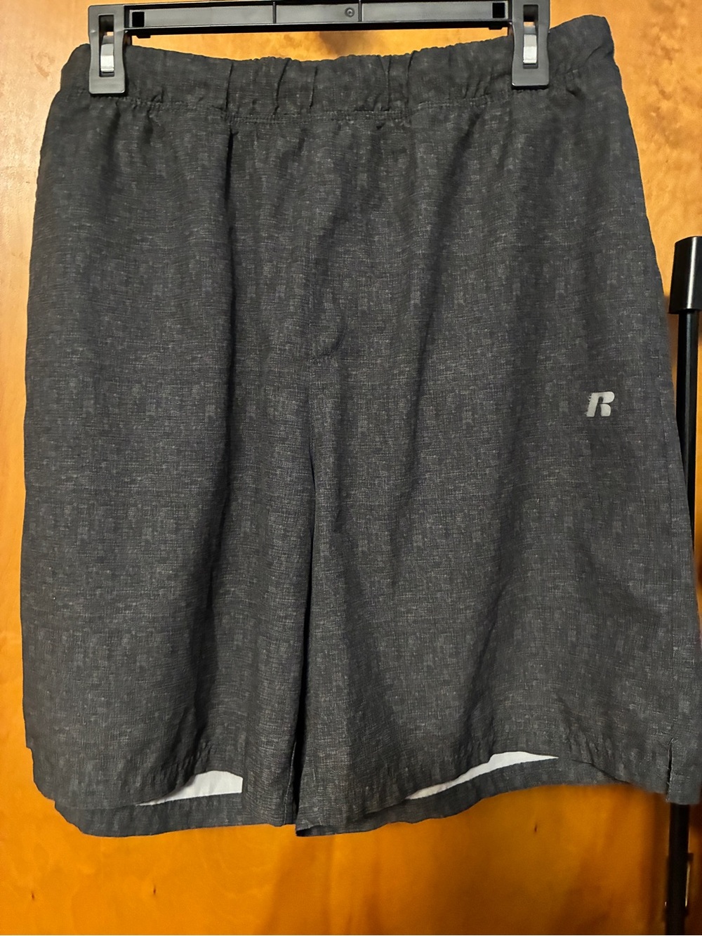 Russell Athletic Men's Charcoal Heather Performance Shorts - Picture 2 of 8